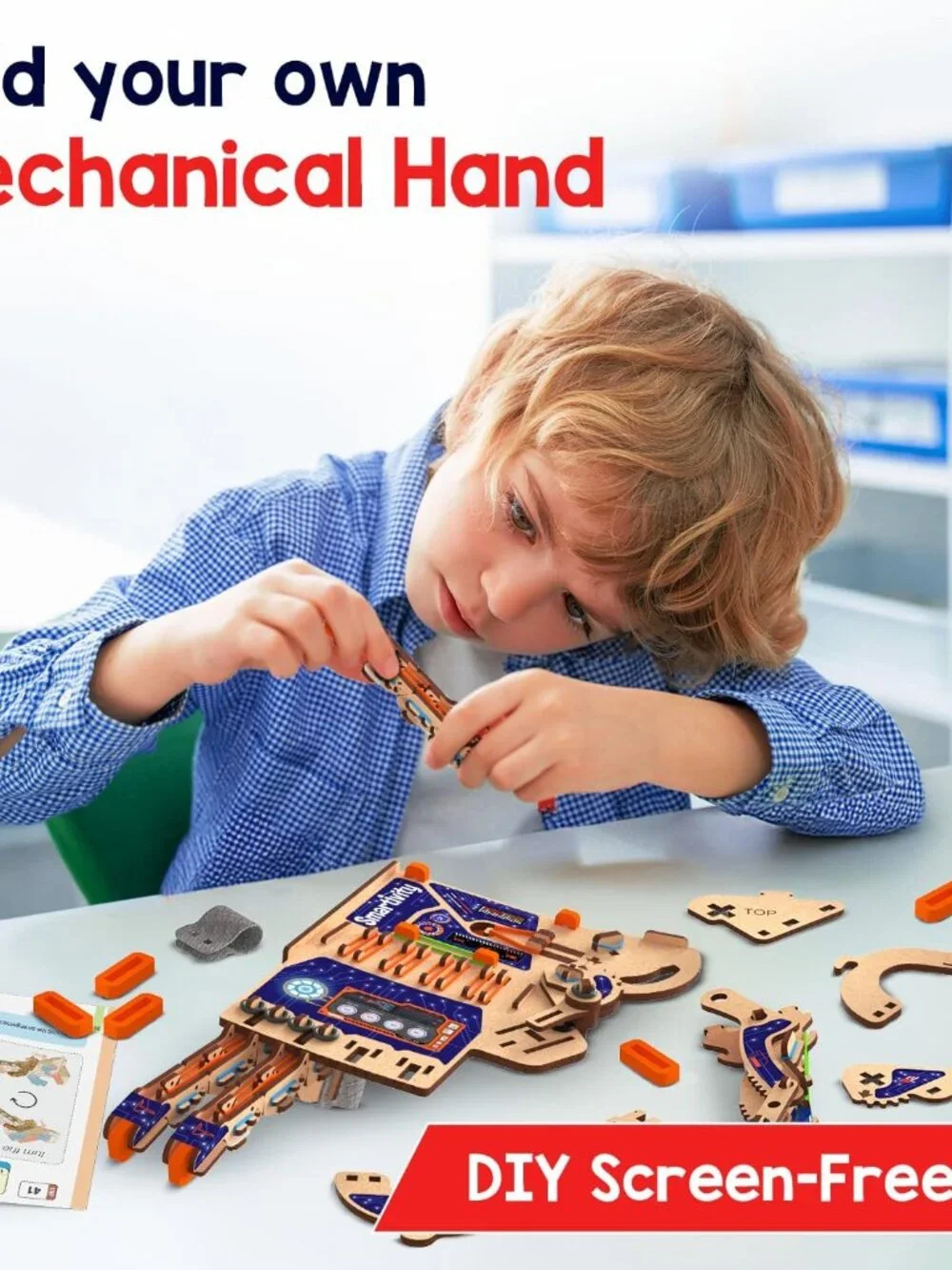 NEW Smartivity Mechanical Robotic Hand Robot DIY STEM Toy Educational Craft Proj